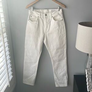 NWT‎ H&M Slim High Waist White Jeans